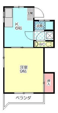 コーポ山一の物件間取画像